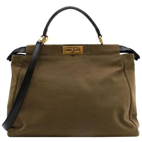 fendi khaki bag|More.